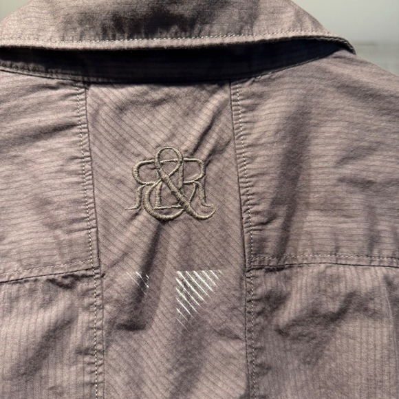 Rock & Republic Mens Long Sleeve Button Up Shirt Utility Gray - Picture 5 of 7